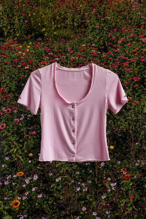 Wild Rose Lettuce Tee