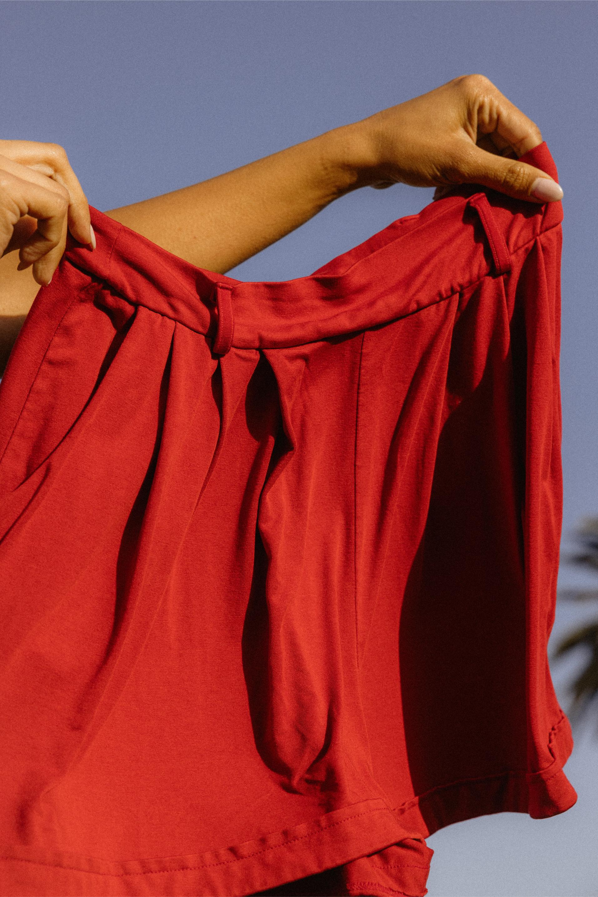 Scarlet Sailor Shorts