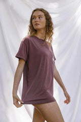 In Balance Boyfriend Tee - Garnet