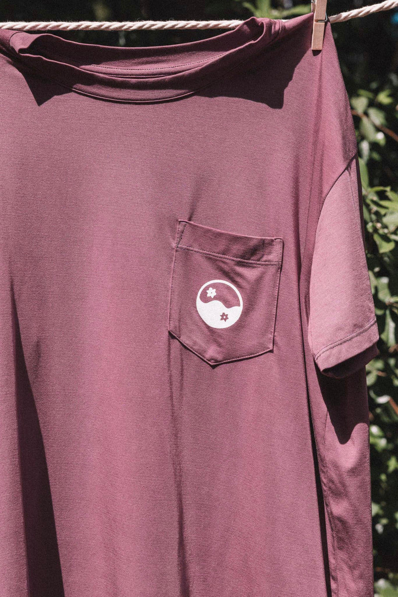 In Balance Boyfriend Tee - Garnet