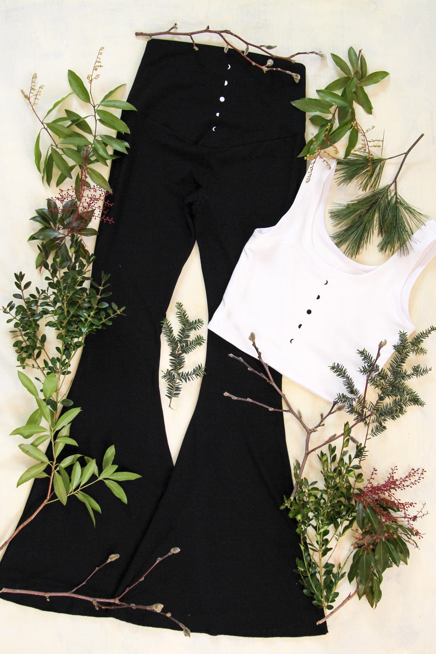 Women's sustainable yoga wear. Eco friendly and fair trade.