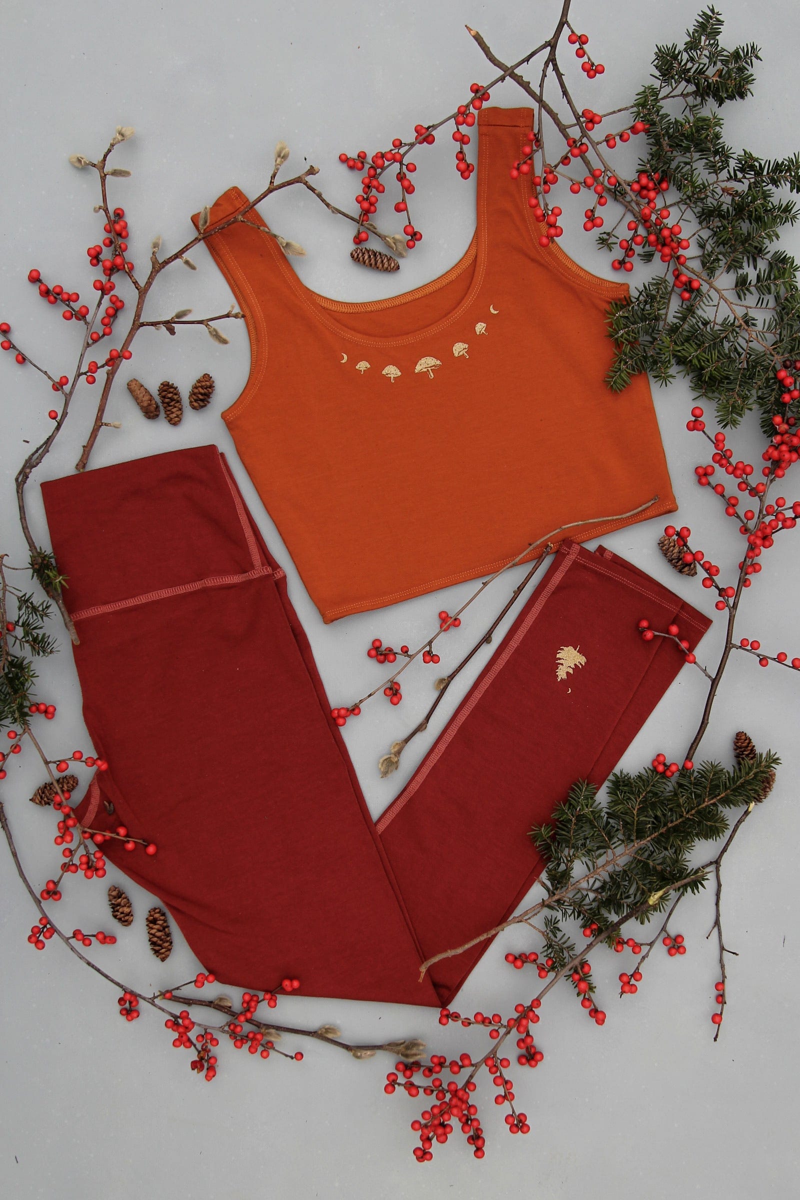 Women's sustainable yoga wear. Eco friendly and fair trade.