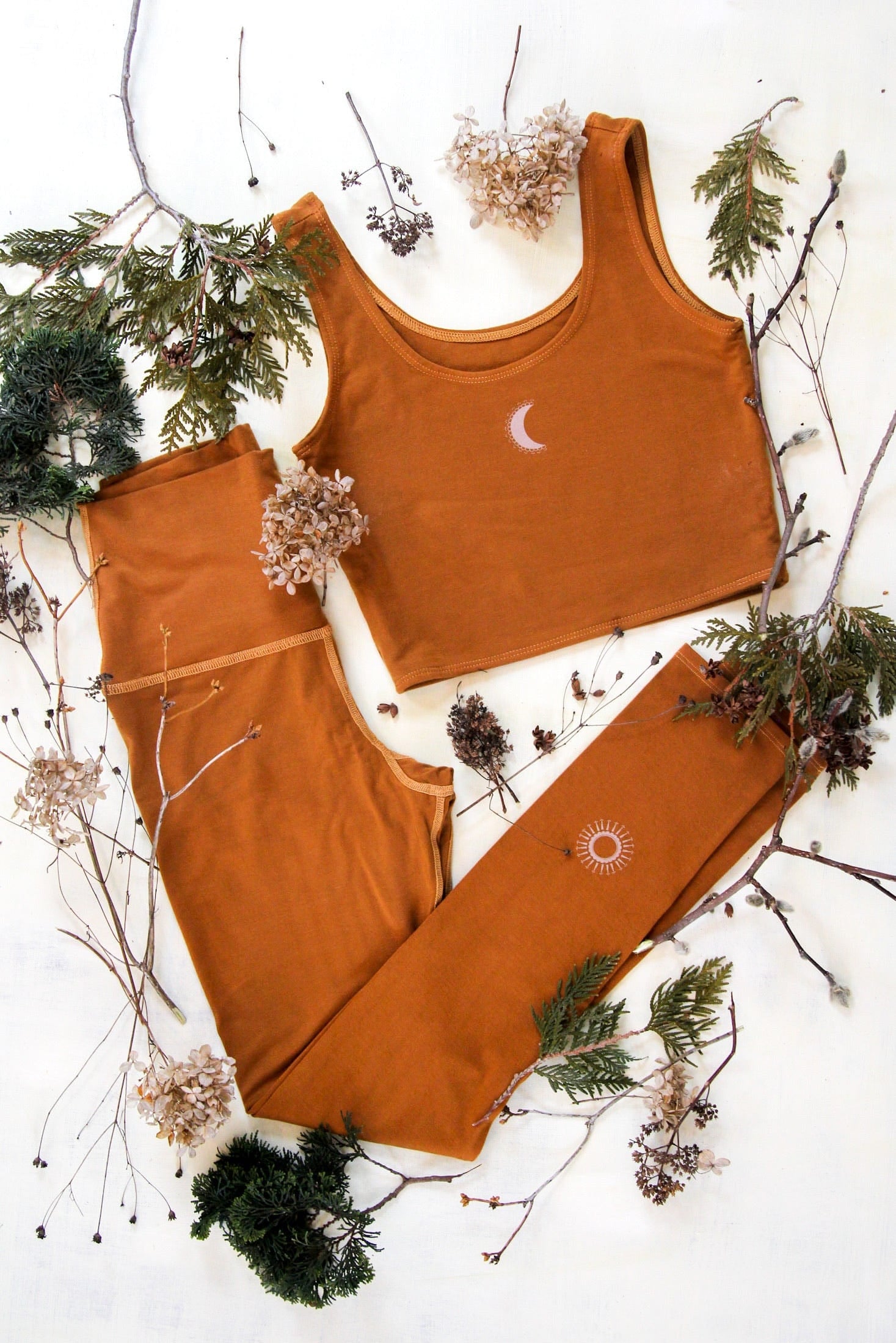 Women's sustainable yoga wear. Eco friendly and fair trade.
